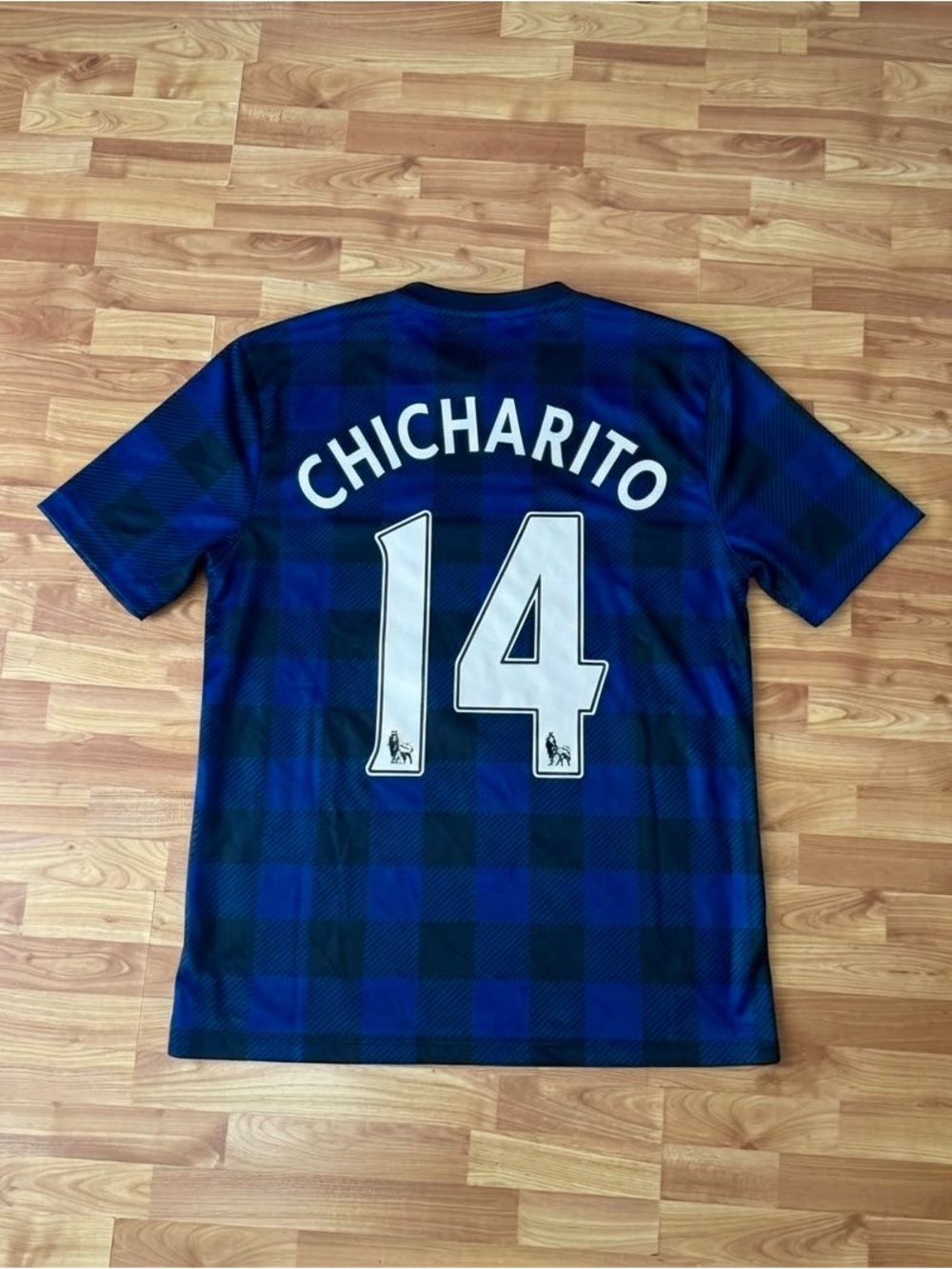 Chicharito #14 Manchester United Authentic Away Jersey 13/14 Size Large